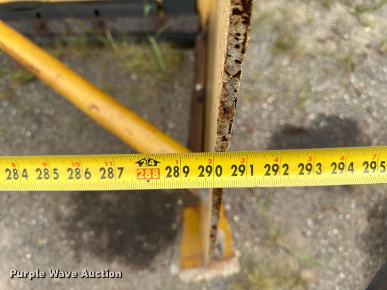 image for item DT6292 0 Snow pusher 24' W wheel loader snow pusher