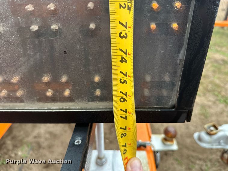 image for item DT6329 2000 American Signal message board trailer