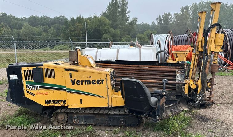 image for item DT6340 2007 Vermeer D7X11 Series II directional boring unit