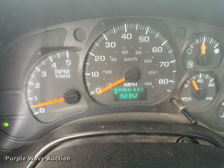 image for item DT6343 2006 GMC C4500 flatbed truck