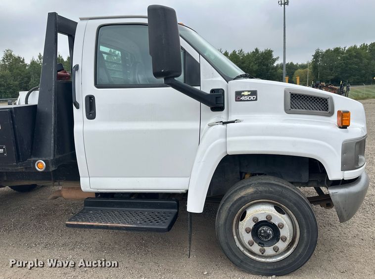 image for item DT6347 2009 Chevrolet C4500 flatbed truck