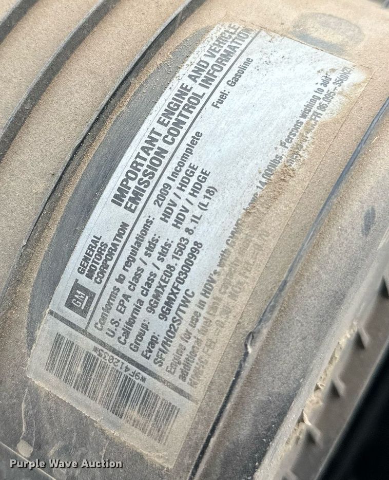 image for item DT6347 2009 Chevrolet C4500 flatbed truck