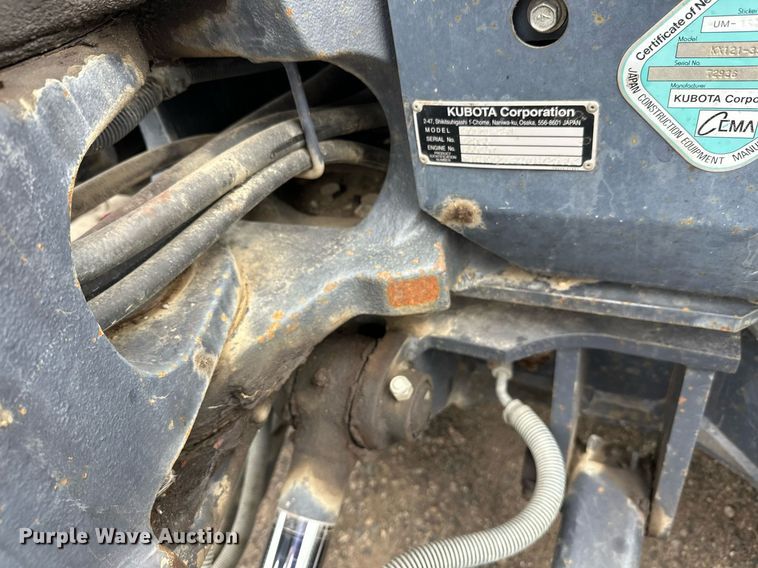 image for item DT6350 2011 Kubota KX121-3ST mini excavator