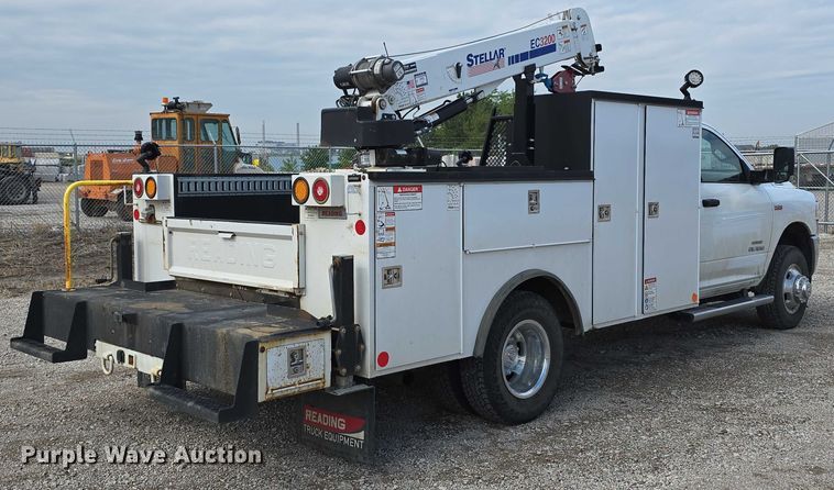 image for item DT6907 2022 RAM 3500  utility bed pickup truck