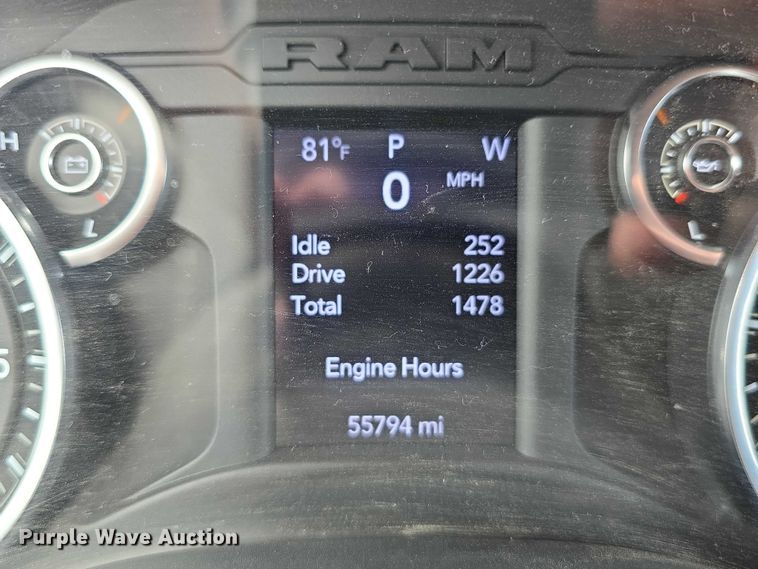 image for item DT6907 2022 RAM 3500  utility bed pickup truck