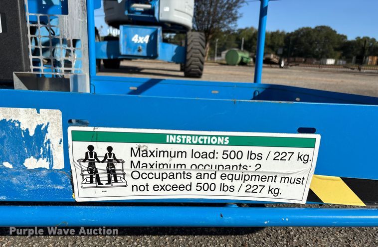 image for item DU1304 2014 Genie S65 boom lift