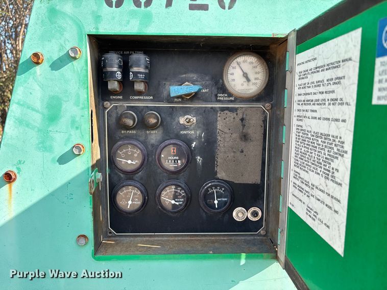 image for item DU1305 1998 Leroy HQ375DCE air compressor