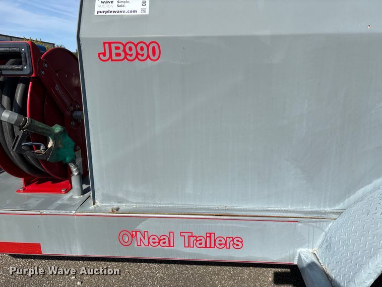 image for item DU1308 2021 O'Neal Trailers JB990 fuel trailer