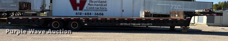 image for item DU1311 2007 Trail King TK70HT-482 drop deck hydraulic tail equipment trailer