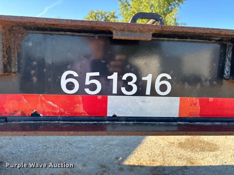 image for item DU1311 2007 Trail King TK70HT-482 drop deck hydraulic tail equipment trailer