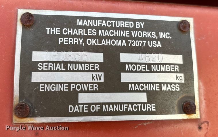 image for item DU1318 1997 Ditch Witch 7610 trencher