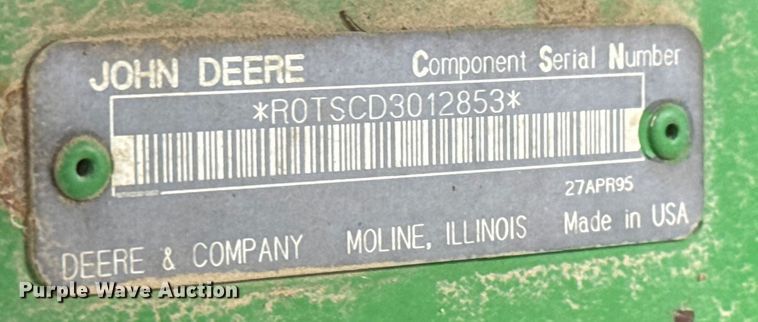 image for item DU6780 1995 John Deere 8770 4WD tractor