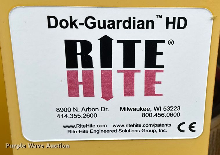 image for item DU6782 Rite Hite Dok-Guardian HD retractable dock barriers
