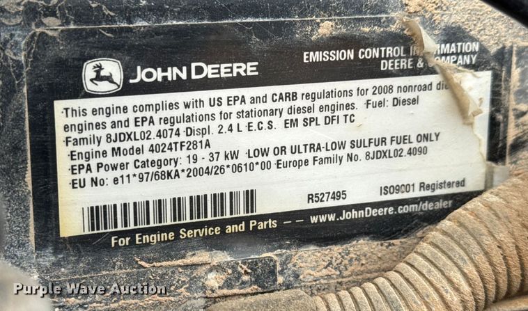 image for item DU6784 2008 Atlas Copco XAS185JD7 air compressor