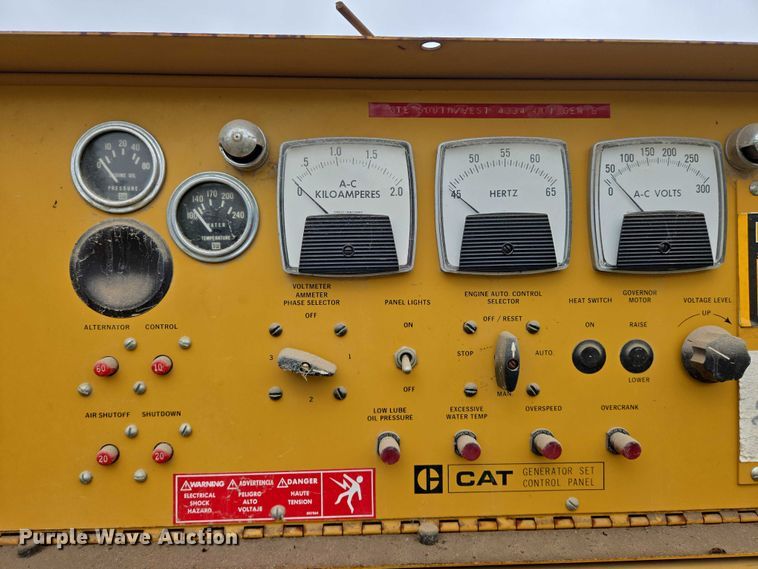 image for item DU6788 Caterpillar 3412 generator