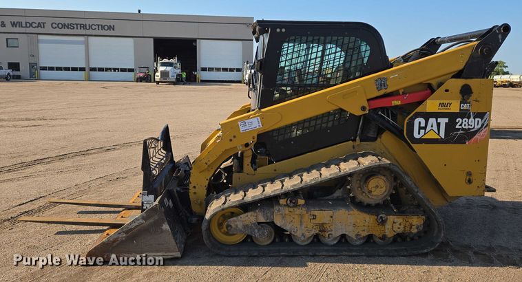 image for item DU6797 2015 Caterpillar 289D tracked skid steer loader