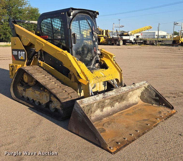 MINI CARGADOR SOBRE ORUGAS 2016 CATERPILLAR 289D