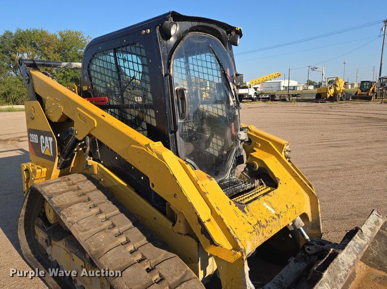 image for item DU6798 2016 Caterpillar 289D tracked skid steer loader