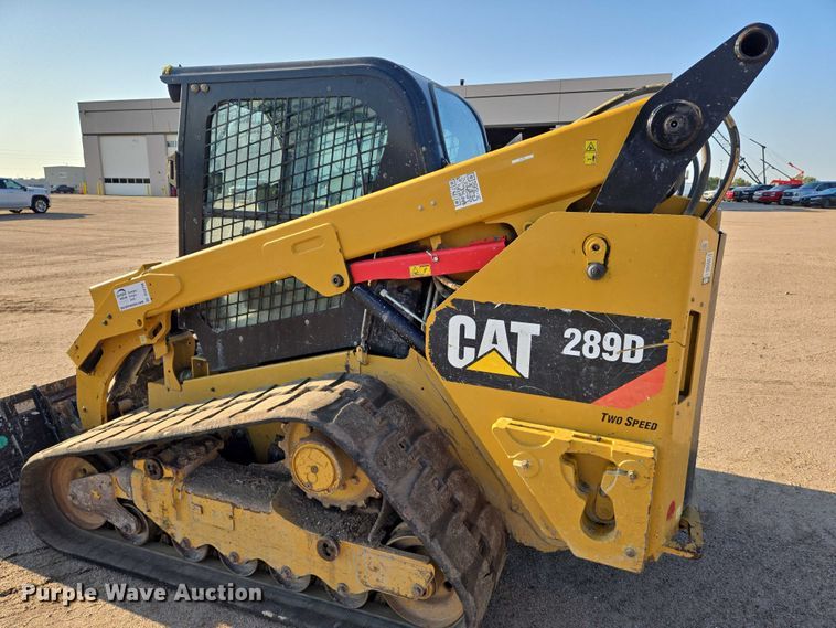 image for item DU6798 2016 Caterpillar 289D tracked skid steer loader