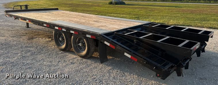 image for item DW6586 2023 Trailerman T102185CD-B-150 equipment trailer