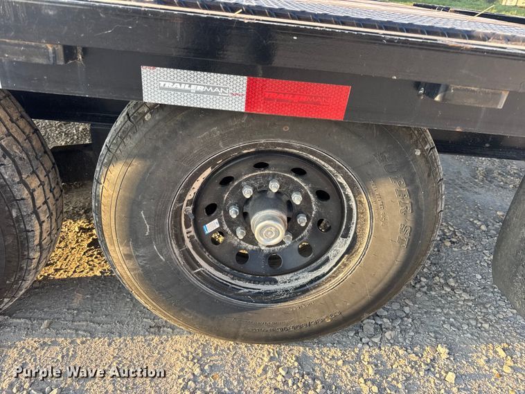 image for item DW6586 2023 Trailerman T102185CD-B-150 equipment trailer