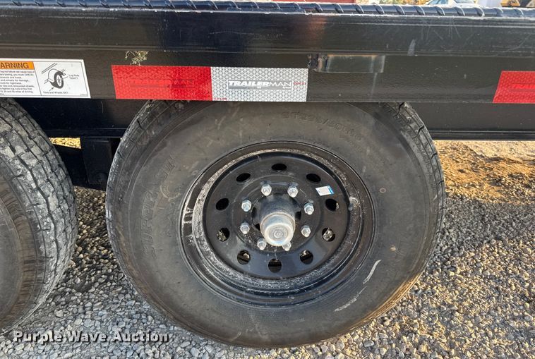image for item DW6586 2023 Trailerman T102185CD-B-150 equipment trailer