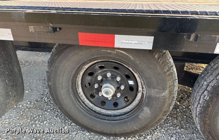 image for item DW6586 2023 Trailerman T102185CD-B-150 equipment trailer