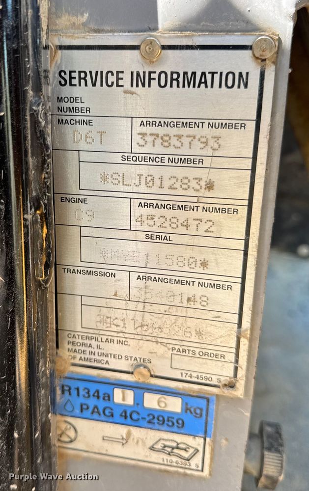 image for item DW6596 2014 Caterpillar D6T XW dozer