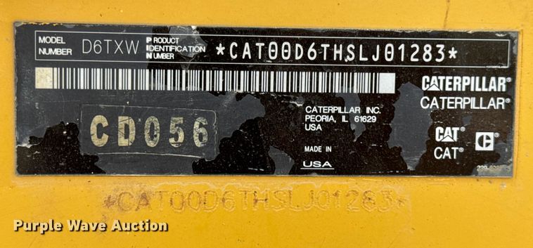 image for item DW6596 2014 Caterpillar D6T XW dozer