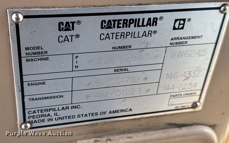 image for item DW6597 1997 Caterpillar 140H motor grader