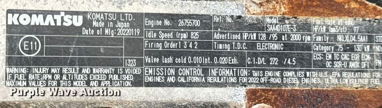 image for item DW6605 Komatsu WA200-8 wheel loader