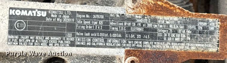 image for item DW6605 Komatsu WA200-8 wheel loader