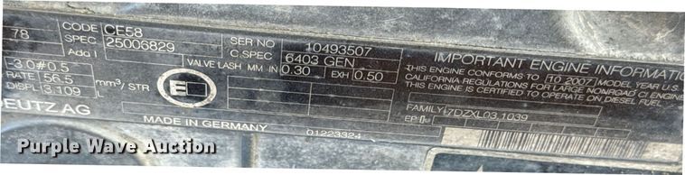 image for item DW6607 2007 Genie Z-80/60 boom lift