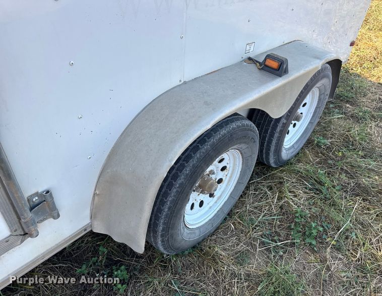 image for item DW6618 2014 Covered Wagon  CE7X16TA2 spray foam enclosed trailer