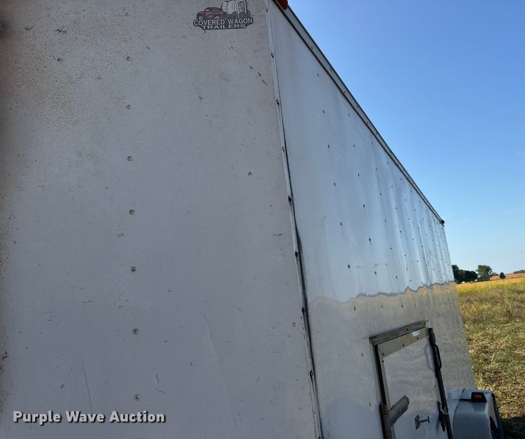 image for item DW6618 2014 Covered Wagon  CE7X16TA2 spray foam enclosed trailer