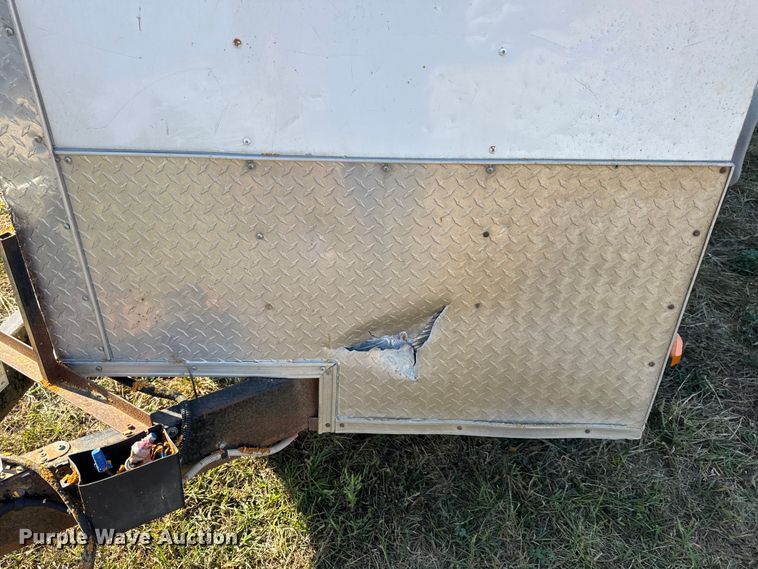 image for item DW6618 2014 Covered Wagon  CE7X16TA2 spray foam enclosed trailer