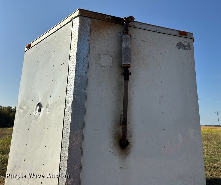 image for item DW6618 2014 Covered Wagon  CE7X16TA2 spray foam enclosed trailer