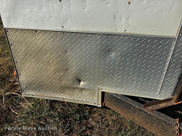 image for item DW6618 2014 Covered Wagon  CE7X16TA2 spray foam enclosed trailer