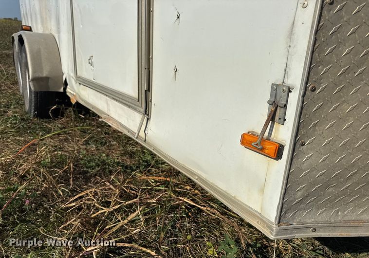 image for item DW6618 2014 Covered Wagon  CE7X16TA2 spray foam enclosed trailer