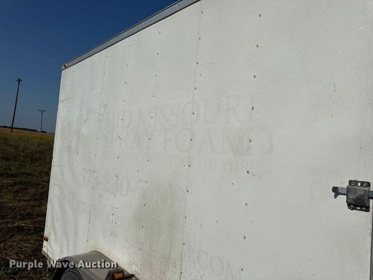 image for item DW6618 2014 Covered Wagon  CE7X16TA2 spray foam enclosed trailer