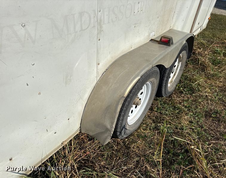 image for item DW6618 2014 Covered Wagon  CE7X16TA2 spray foam enclosed trailer