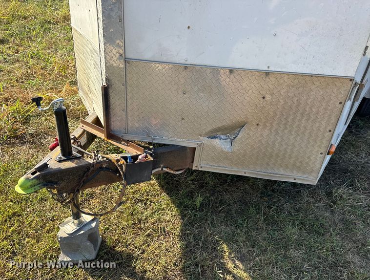 image for item DW6618 2014 Covered Wagon  CE7X16TA2 spray foam enclosed trailer