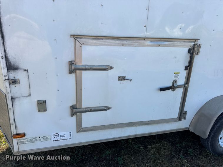 image for item DW6618 2014 Covered Wagon  CE7X16TA2 spray foam enclosed trailer