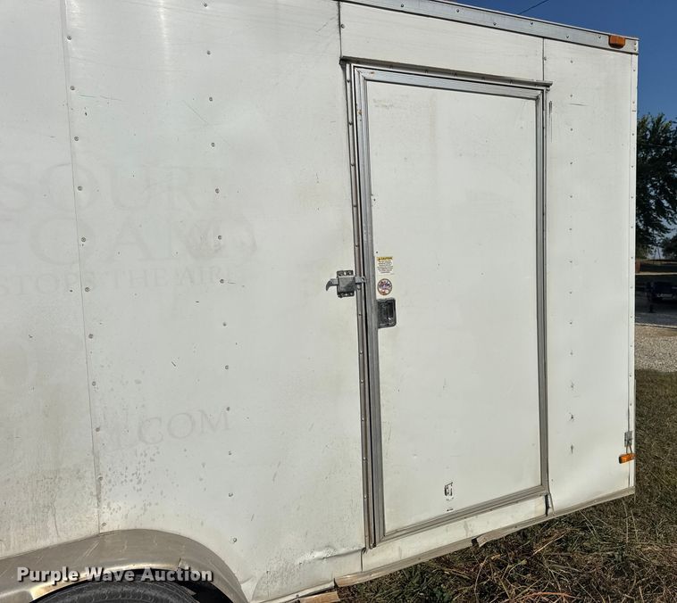 image for item DW6618 2014 Covered Wagon  CE7X16TA2 spray foam enclosed trailer