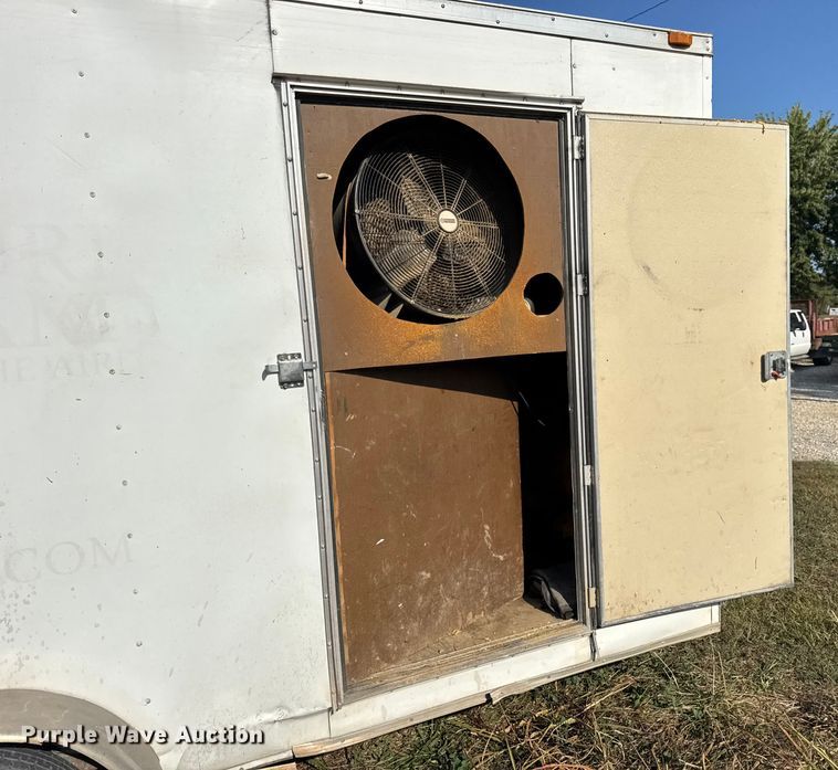 image for item DW6618 2014 Covered Wagon  CE7X16TA2 spray foam enclosed trailer