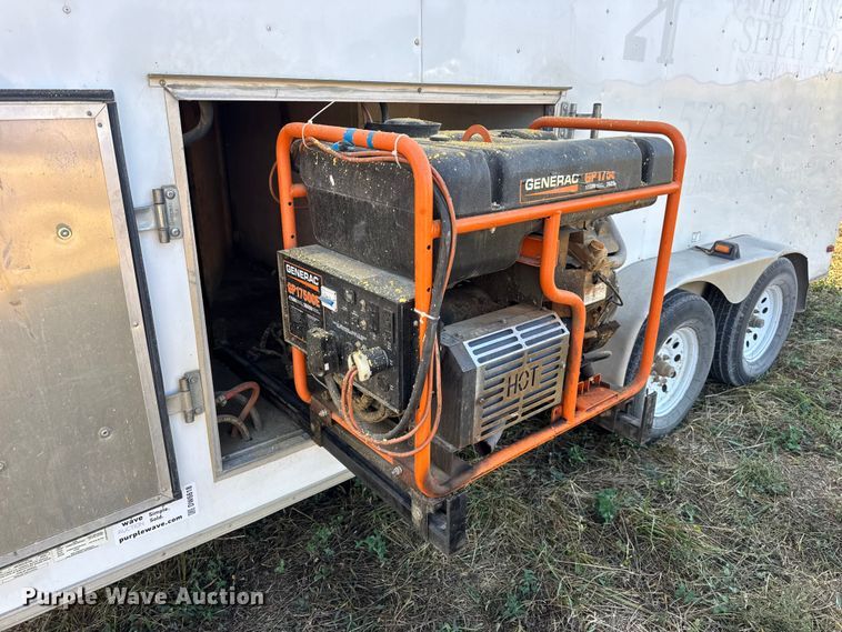 image for item DW6618 2014 Covered Wagon  CE7X16TA2 spray foam enclosed trailer