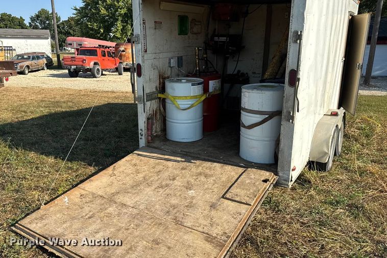 image for item DW6618 2014 Covered Wagon  CE7X16TA2 spray foam enclosed trailer