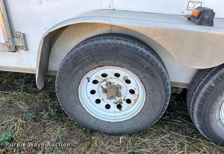 image for item DW6618 2014 Covered Wagon  CE7X16TA2 spray foam enclosed trailer