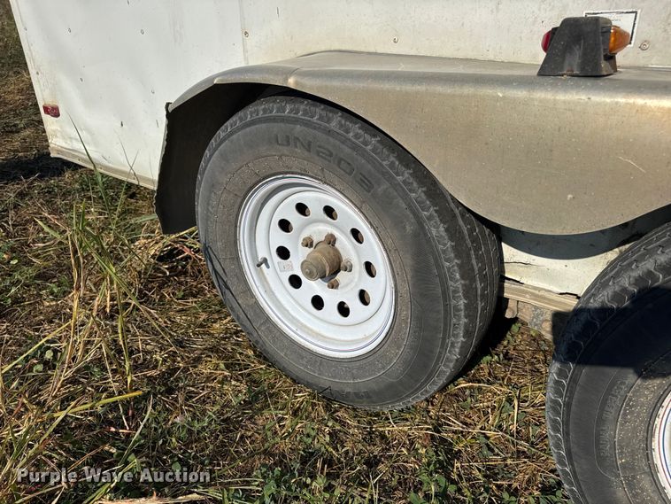 image for item DW6618 2014 Covered Wagon  CE7X16TA2 spray foam enclosed trailer