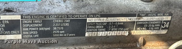 image for item DW6630 Toyota 42-6FGCU25 forklift